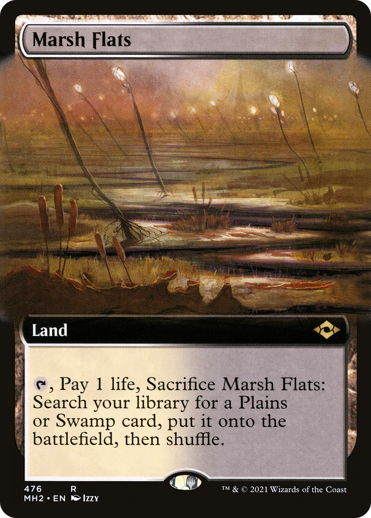 MAGIC: THE GATHERING  - Marsh Flats (Extended Art) (MH2-476) - Modern Horizons 2: (Extended Art)