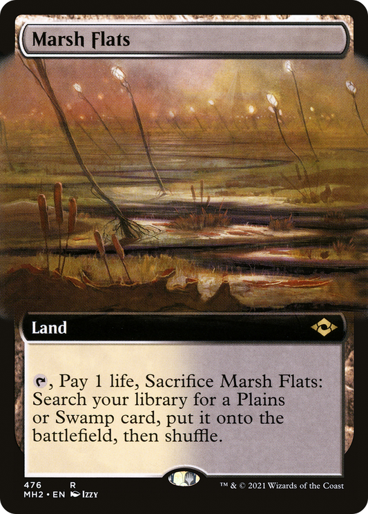 MAGIC: THE GATHERING  - Marsh Flats (Extended Art) (MH2-476) - Modern Horizons 2: (Extended Art)