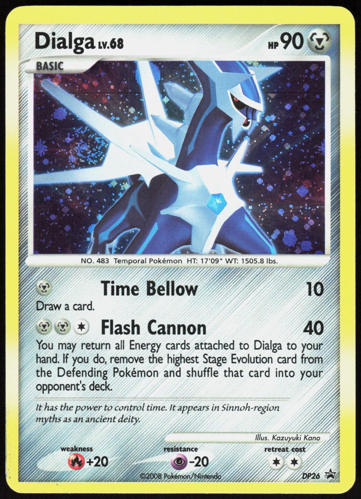 DIALGA DP26 DIAMOND AND PEARL PROMOS POKEMON PROMO HOLO LP