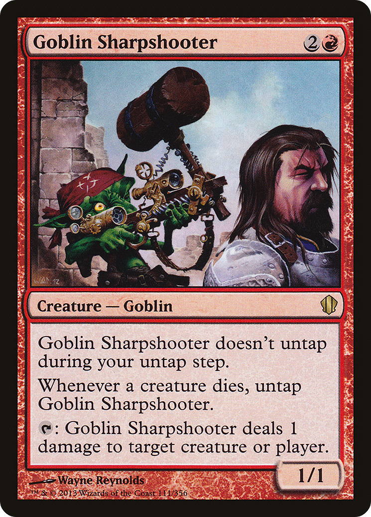 MAGIC: THE GATHERING  - Goblin Sharpshooter (C13-111) - Commander 2013