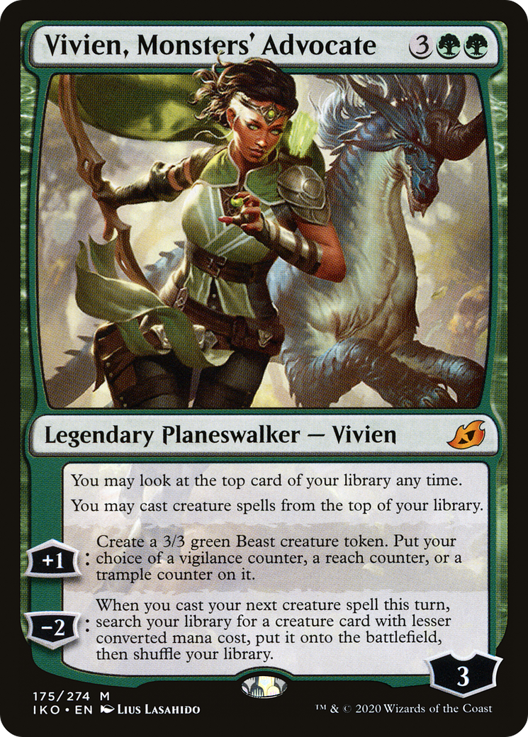 MAGIC: THE GATHERING  - Vivien, Monsters' Advocate (IKO-175) - Ikoria: Lair of Behemoths Foil
