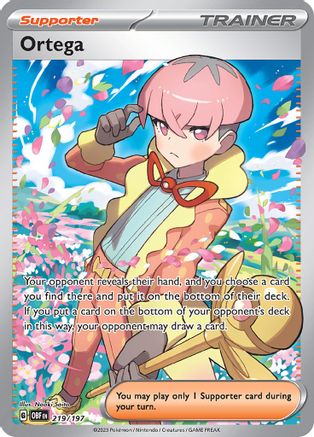 POKEMON TCG - Ortega 219/197 SV03 Obsidian Flames - Ultra Rare