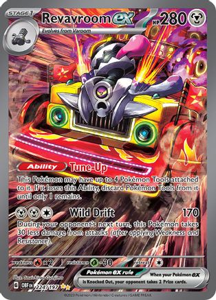 POKEMON TCG - Revavroom ex 224/197 SV03 Obsidian Flames - Special Illustration Rare
