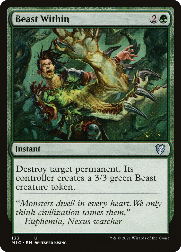 MAGIC: THE GATHERING  - Beast Within (MIC-133) - Midnight Hunt Commander