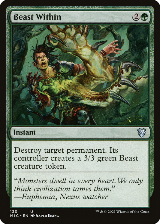 MAGIC: THE GATHERING  - Beast Within (MIC-133) - Midnight Hunt Commander