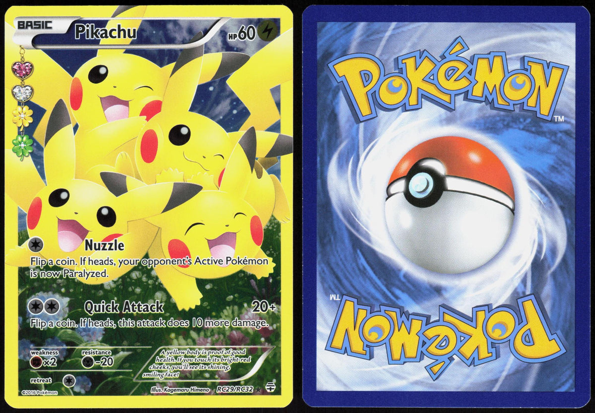 PIKACHU RC29/RC32 GENERATIONS POKEMON ULTRA RARE HOLO LP