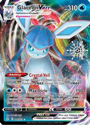 POKEMON TCG - Glaceon VMAX 041/203 Miscellaneous Cards & Products - Ultra Rare