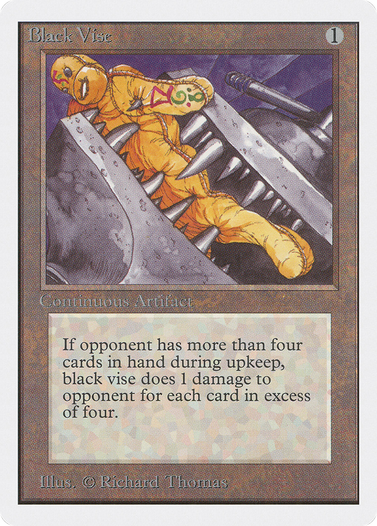 MAGIC: THE GATHERING  - Black Vise (2ED-) - Unlimited Edition