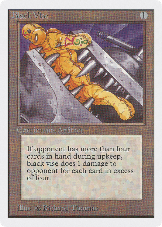 MAGIC: THE GATHERING  - Black Vise (2ED-) - Unlimited Edition