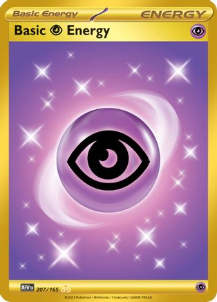 POKEMON TCG - Basic Psychic Energy 207/165 SV Scarlet & Violet 151 - Hyper Rare