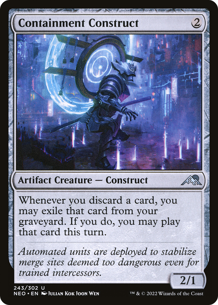 MAGIC: THE GATHERING  - Containment Construct (NEO-243) - Kamigawa: Neon Dynasty