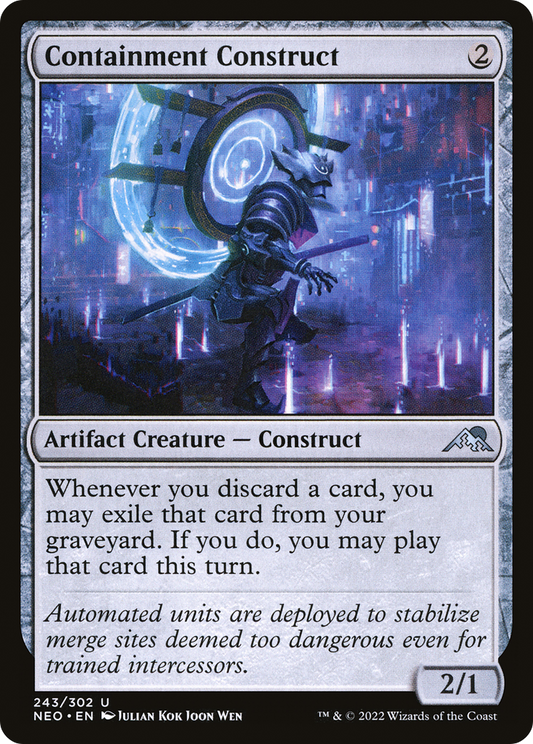 MAGIC: THE GATHERING  - Containment Construct (NEO-243) - Kamigawa: Neon Dynasty