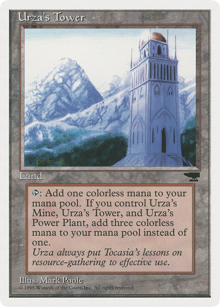 MAGIC: THE GATHERING  - Urza's Tower (Mountains) (CHR-116C) - Chronicles