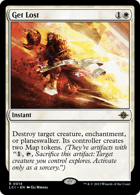 MAGIC: THE GATHERING  - Get Lost (LCI-014) - The Lost Caverns of Ixalan Foil