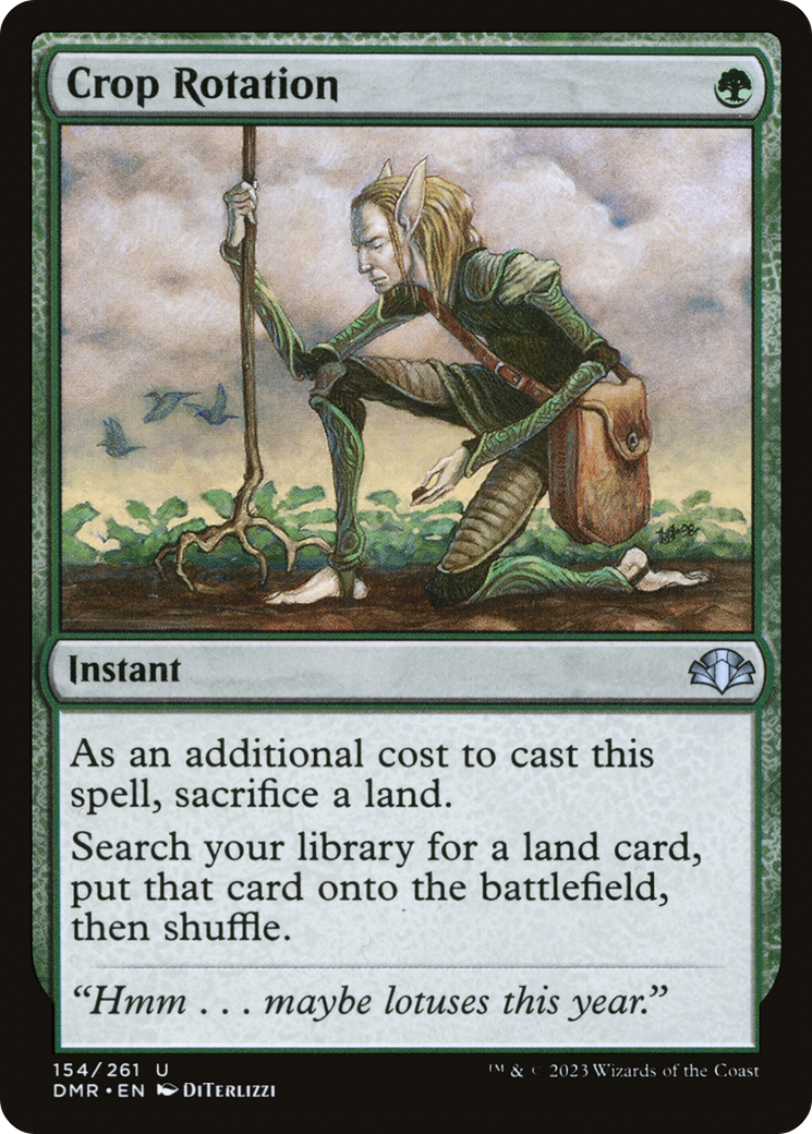 MAGIC: THE GATHERING  - Crop Rotation (DMR-154) - Dominaria Remastered