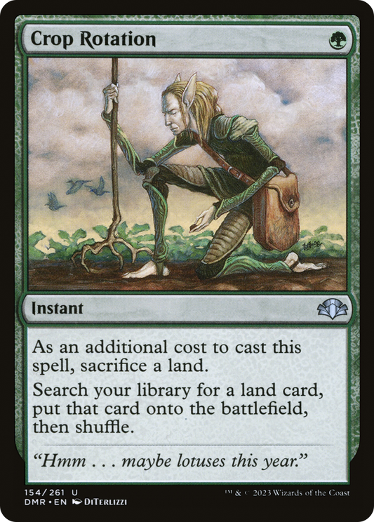 MAGIC: THE GATHERING  - Crop Rotation (DMR-154) - Dominaria Remastered Foil