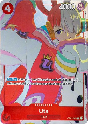 ONE PIECE TCG - Uta (Gift Collection 2023) OP01-005 One Piece Promotion Cards - Rare