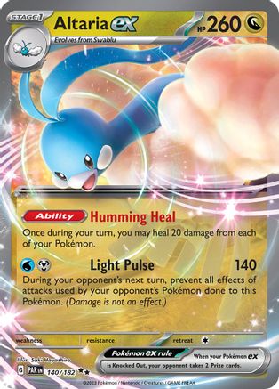 POKEMON TCG - Altaria ex 140/182 SV04 Paradox Rift - Double Rare