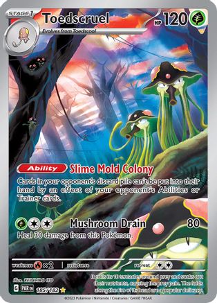 POKEMON TCG - Toedscruel 185/182 SV04 Paradox Rift - Illustration Rare