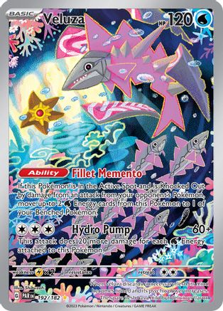 POKEMON TCG - Veluza 192/182 SV04 Paradox Rift - Illustration Rare