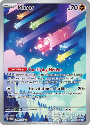 POKEMON TCG - Minior 201/182 SV04 Paradox Rift - Illustration Rare