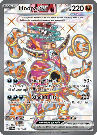 POKEMON TCG - Hoopa ex 226/182 SV04 Paradox Rift - Ultra Rare