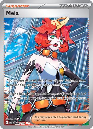POKEMON TCG - Mela 236/182 SV04 Paradox Rift - Ultra Rare