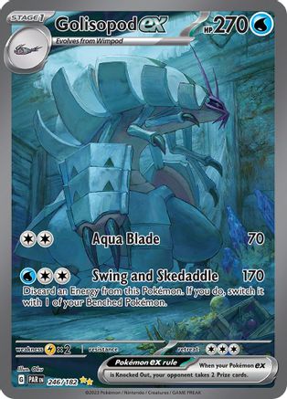 POKEMON TCG - Golisopod ex 246/182 SV04 Paradox Rift - Special Illustration Rare