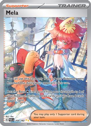 POKEMON TCG - Mela 254/182 SV04 Paradox Rift - Special Illustration Rare