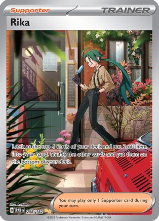 POKEMON TCG - Rika 258/182 SV04 Paradox Rift - Special Illustration Rare