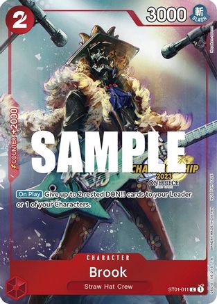ONE PIECE TCG - Brook (CS 2023 Celebration Pack) ST01-011 One Piece Promotion Cards - Common