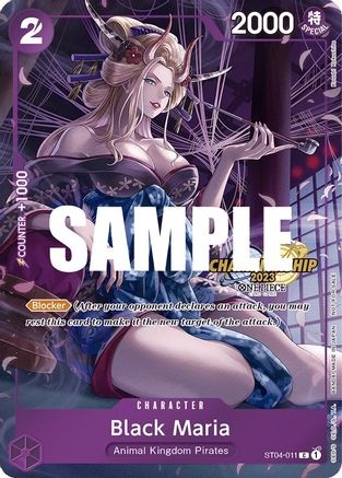 ONE PIECE TCG - Black Maria (CS 2023 Celebration Pack) ST04-011 One Piece Promotion Cards - Common