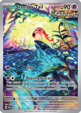 POKEMON TCG - Scream Tail 065 SV Scarlet & Violet Promo Cards - Promo