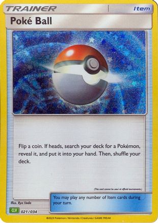 POKEMON TCG - Poke Ball (CLV) 021/034 Trading Card Game Classic - Classic Collection