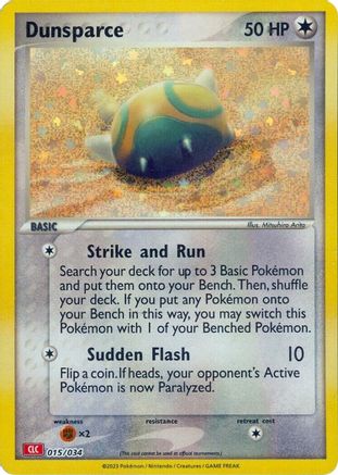 POKEMON TCG - Dunsparce 015/034 Trading Card Game Classic - Classic Collection