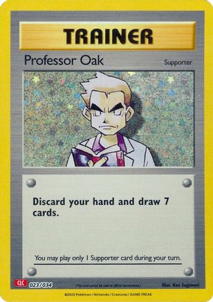 POKEMON TCG - Professor Oak (CLC) 023/034 Trading Card Game Classic - Classic Collection