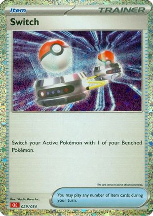 POKEMON TCG - Switch (CLC) 029/034 Trading Card Game Classic - Classic Collection