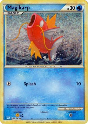 POKEMON TCG - Magikarp 006/034 Trading Card Game Classic - Classic Collection