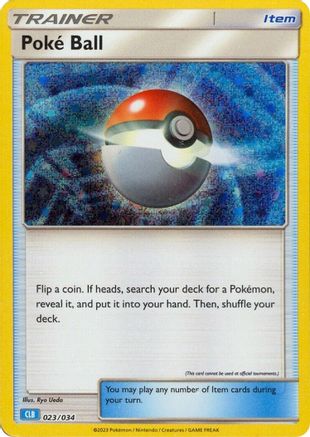 POKEMON TCG - Poke Ball (CLB) 023/034 Trading Card Game Classic - Classic Collection