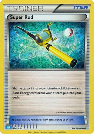 POKEMON TCG - Super Rod (CLB) 028/034 Trading Card Game Classic - Classic Collection