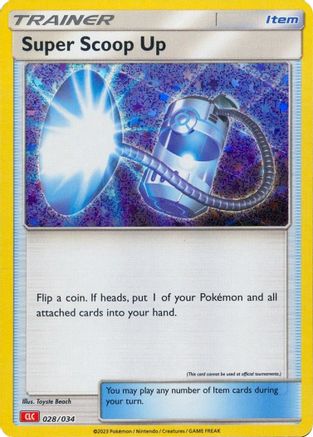 POKEMON TCG - Super Scoop Up 028/034 Trading Card Game Classic - Classic Collection