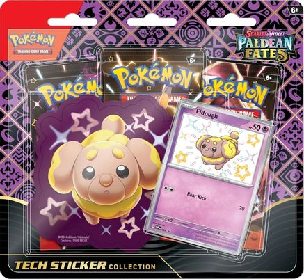 POKEMON TCG - Paldean Fates Tech Sticker Collection [Fidough]