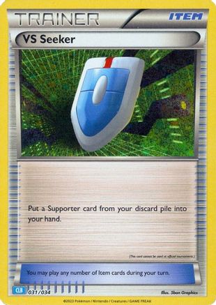 POKEMON TCG - VS Seeker (CLB) 031/034 Trading Card Game Classic - Holo Rare