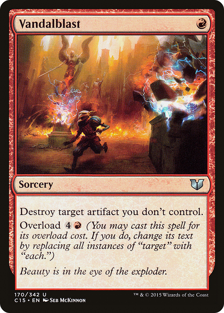 MAGIC: THE GATHERING  - Vandalblast (C15-170) - Commander 2015