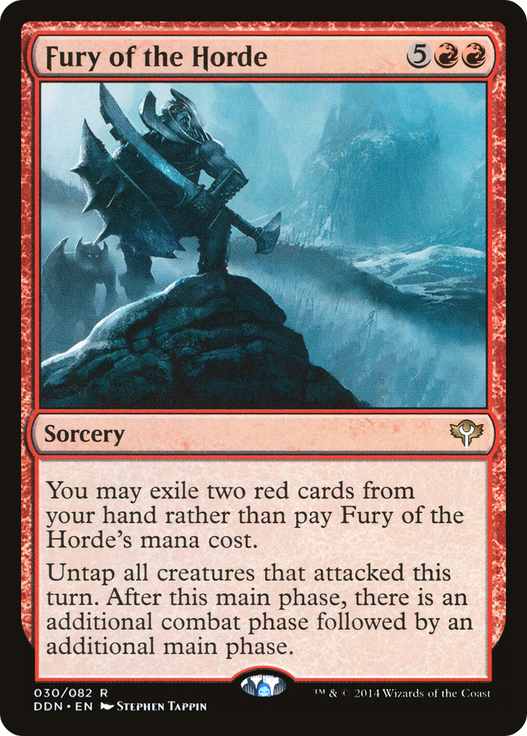 MAGIC: THE GATHERING  - Fury of the Horde (DDN-030) - Duel Decks: Speed vs. Cunning
