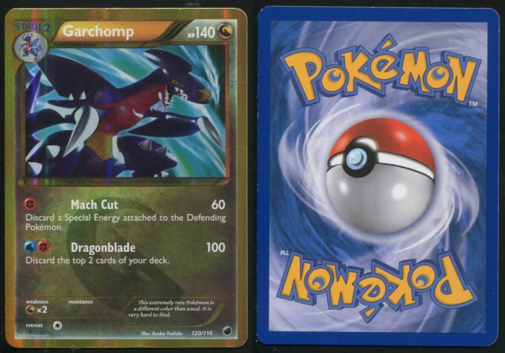 GARCHOMP 120/116 PLASMA FREEZE POKEMON SECRET RARE LP