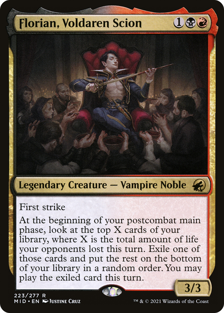 MAGIC: THE GATHERING  - Florian, Voldaren Scion (MID-223) - Innistrad: Midnight Hunt