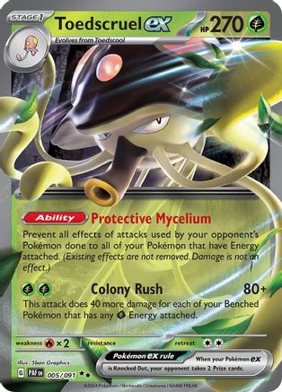 POKEMON TCG - Toedscruel ex 005/091 SV Paldean Fates - Double Rare