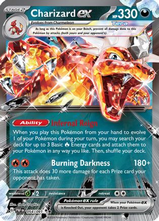 POKEMON TCG - Charizard ex 054/091 SV Paldean Fates - Double Rare