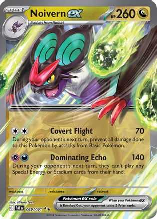 POKEMON TCG - Noivern ex 069/091 SV Paldean Fates - Double Rare